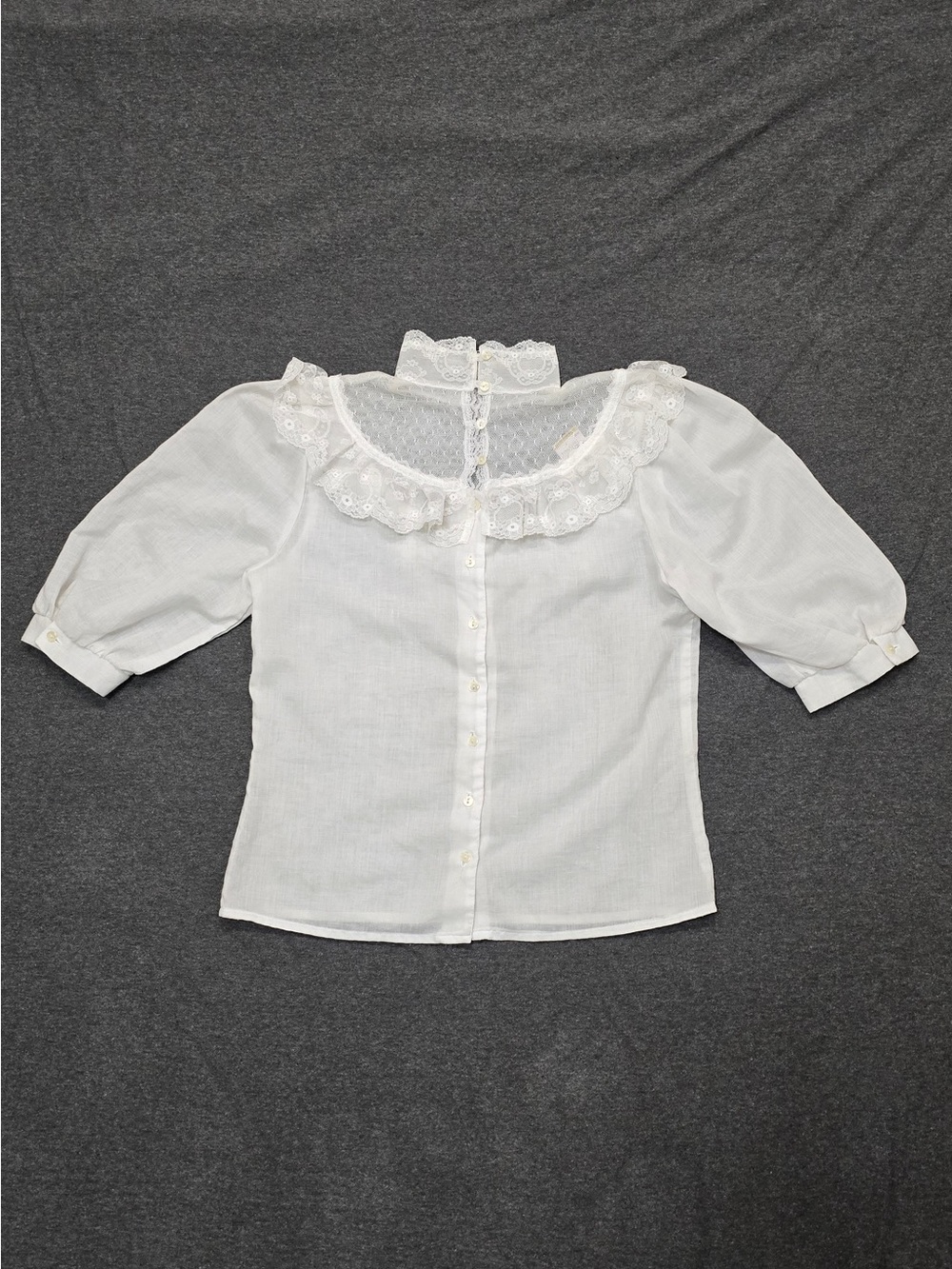 70s Gunne Sax Jessica McClintock Shirt - Picture 3 of 7